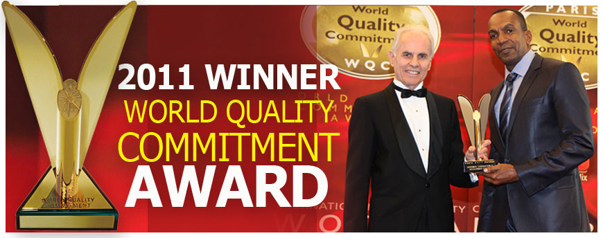 2011 Winner World Quality Commitment Award